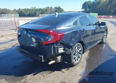 2018 Honda Civic Ex from USA, damaged, VIN 19XFC2F81JE002486